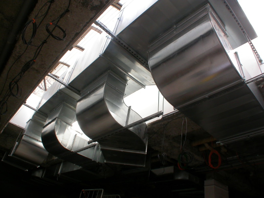 Réseau d'extraction Monoprix Levallois Perret