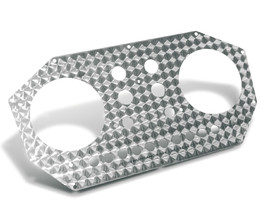 Plastron inox bouchonné pour Morgan +4